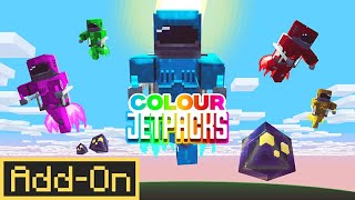 Colour Jetpacks  Minecraft Marketplace Addon  Showcase [upl. by Bearnard]