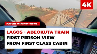 Lagos to Ibadan Railway View from First Class Cabin [upl. by Joscelin647]