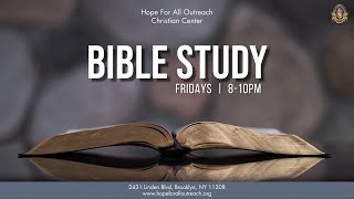 09132024  Friday Night Bible Study  Bishop Christopher E Finch [upl. by Meli]