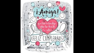 Feliz cumpleaños amiga Canción cristiana amistad [upl. by Ornstead]