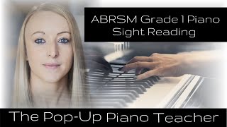 ABRSM Grade 1 Piano  Sight Reading Tutorial [upl. by Hapte927]