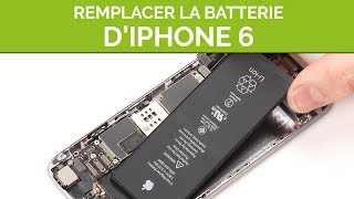 Remplacer la batterie de son iPhone 6 By SOSav [upl. by Ynaffat]