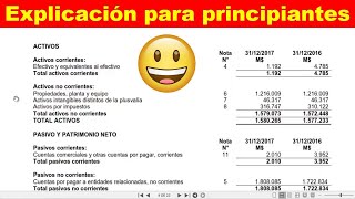 Como LEER un BALANCE GENERAL contabilidad para no contadores [upl. by Llenej640]