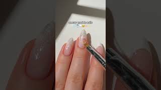 Snowy Swirl Nails 🤍❄️☃️🌨️ WinterNails ❄️ MarbleNails 🌀 MinimalNails ✨ 2024trends [upl. by Beverley]