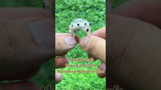 Blue Zircon Stone Zafar Supari Style Ring 💍 viralvideo viralshort trending trendingshorts [upl. by Belinda]