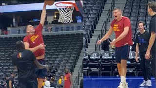 SUPER RARE  NOVEMBER 2023  Nikola Jokic POSTER DUNK  Once every LEAP YEAR [upl. by Ulane]