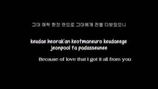 ENG Sung Si Kyung  사랑이겠죠 It Must Be Love ft Kim Jo Han [upl. by Elianora]