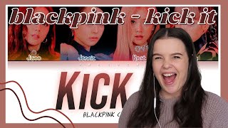 Blackpink  Kick It Color Coded Lyrics Reaction  Carmen Reacts [upl. by Nataline]