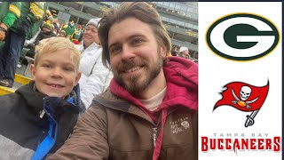 Packers vs Buccaneers Game  Gameday Vlog [upl. by Adnahcir]