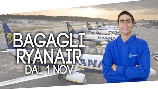 Nuove regole sul bagaglio Ryanair tutto quello che cè da sapere [upl. by Ilhsa]