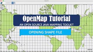 Geographic Information System Openmap Tutorial L1 Opening Shape File in Java using Netbeans [upl. by Saenihp678]