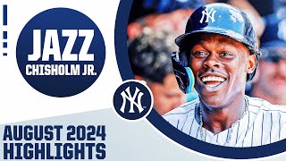 Jazz Chisholm Jr August 2024 highlights INSTANT IMPACT with the Yankees [upl. by Bordie]