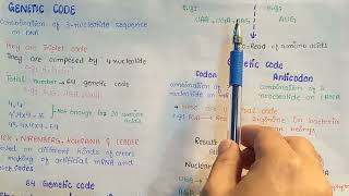 Genetic Code Fully Explained  Codon  Class 12 [upl. by Enidanreb495]