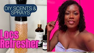 How to make your Locs  Sisterlocks  Microlocs smell Amazing between washes  DIY spray [upl. by Main]