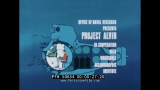 US NAVAL RESEARCH PROJECT ALVIN SUBMERSIBLE DSV2 WOODS HOLE INSTITUTE 50654 [upl. by Troxell850]