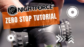 NightForce Zero Stop Setup Tutorial [upl. by Nois]