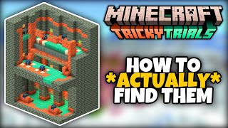 Three EASY Ways to Find Trial Chambers in Minecraft Bedrock 121 [upl. by Annovad839]