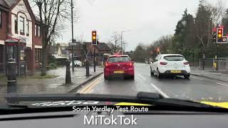 South Yardley Driving Test Route 3  South Yardley Birmingham England [upl. by Eelsel395]