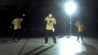 Jabbawockeez Tribute Performance Valencia High School Hart Rally 103009 [upl. by Ikceb]