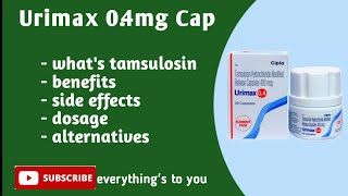 URIMAX 04MG CAP  Full Details  Medicines details in Tamil  Marundhu Kadai [upl. by Naji]