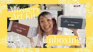 UNBOXING  Mossery Sybilline Meynet Gouache Kit amp Tom Haugomat Paint Marker Kit [upl. by Anitsuga600]