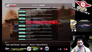 Rain Light Racing  Season 7  Round 1  Monza RACE REVIEW [upl. by Jim888]