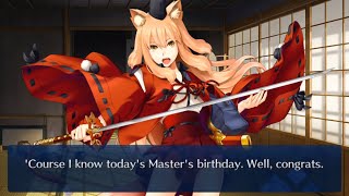 FateGrand Order  Suzuka Gozen Birthday Greeting [upl. by Constancy360]