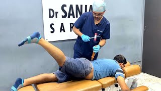 Chiropractic Adjustments for INTENSE Low Back Pain of an Anaesthesiologist  Chiropractor in Kolkata [upl. by Ludmilla]