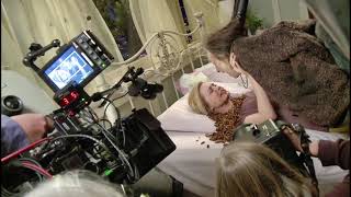 Alison Lohman behind the scenes of Sam Raimis Drag me To Hell maggot vomit scene 2009 [upl. by Aldon]