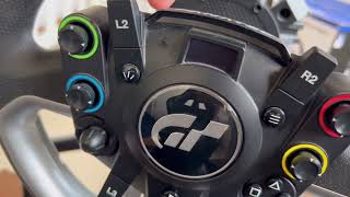 Comparing Fanatec DD PRO PS5 with Thrustmaster TGT II Gran Turismo racing wheel [upl. by Anawit]