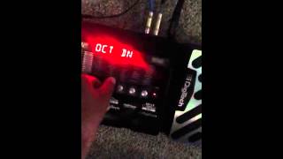 Digitech RP355 Whammy Set Up [upl. by Ynnal]