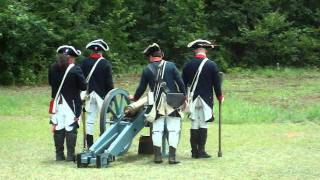 Cannon firing at site of the Battle of Cowpens in South Carolina [upl. by Reid]