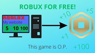 This game gives you robux for just creating website inside Roblox RoWeb [upl. by Kcirddahc]