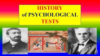 HISTORY OF PSYCHOLOGICAL TEST AND ASSESSMENT  Psychology   Applied psychology for Nursing [upl. by Yekcaj]