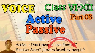 English Grammar । Active Voice। Passive Voice। Interrogative Sentence। Learn English as Global Lang [upl. by Alrac]