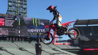 Check out A1 Track Supercross Pros Test Out Anaheim A1 Track in Pre Race Test Session [upl. by Peadar366]