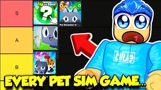 I Played EVERY PET SIMULATOR And Ranked Them All [upl. by Olin327]