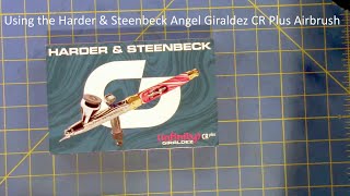 Using the Harder and Steenbeck Angel Giraldez Infinity CR Plus Airbrush [upl. by Oemac]