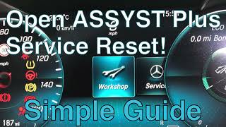 Resetting Your Mercedes Service Display A Quick and Easy Guide to Unlocking ASSYST Plus [upl. by Brest]