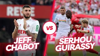 1 FC Köln Duell Jeff Chabot vs Serhou Guirassy [upl. by Leirda]