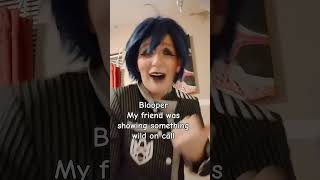 Shuichi Saihara blooper cosplay danganronpav3 shuichisaihara danganronpa bloopers cosplayer [upl. by Adama]