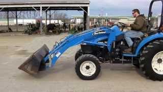 2002 NEW HOLLAND TC45D 4WD TRACTOR WITH 17LA QUICKTACH FRONT LOADER ONLY 1597 HOURS [upl. by Ecirehc]