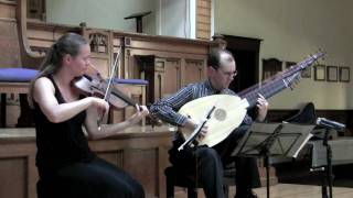 Duet for Violin and Baroque Lute by Hagen [upl. by Irdua414]