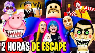 OS MELHORES ESCAPES DO ROBLOX  MARATONA 2 HORAS  Alec GO [upl. by Roldan]