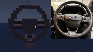 Ford Stearing Wheel In Minecraft [upl. by Gardell857]