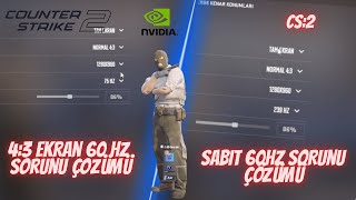 CS2 43 60 HZ SORUNU ÇÖZÜMÜcs2 cs2settings [upl. by Ylatan]