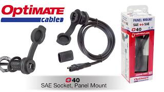 OptiMate Cable EN O40 SAE Thin Panel Mount Socket [upl. by Moazami]