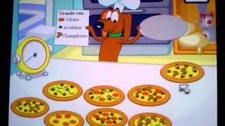 Trampolin Primer Ciclo  Juego de Pizza [upl. by Ainoet680]