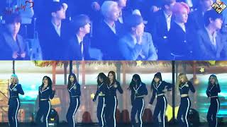 20190424 BTS Reaction to Twice Performance  TMA [upl. by Massey]