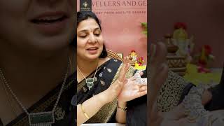 Elegant Neelam Beads Diamond Necklace – Modern amp Stylish Jewellery Design  Bhavani Jewellers [upl. by Antonella]